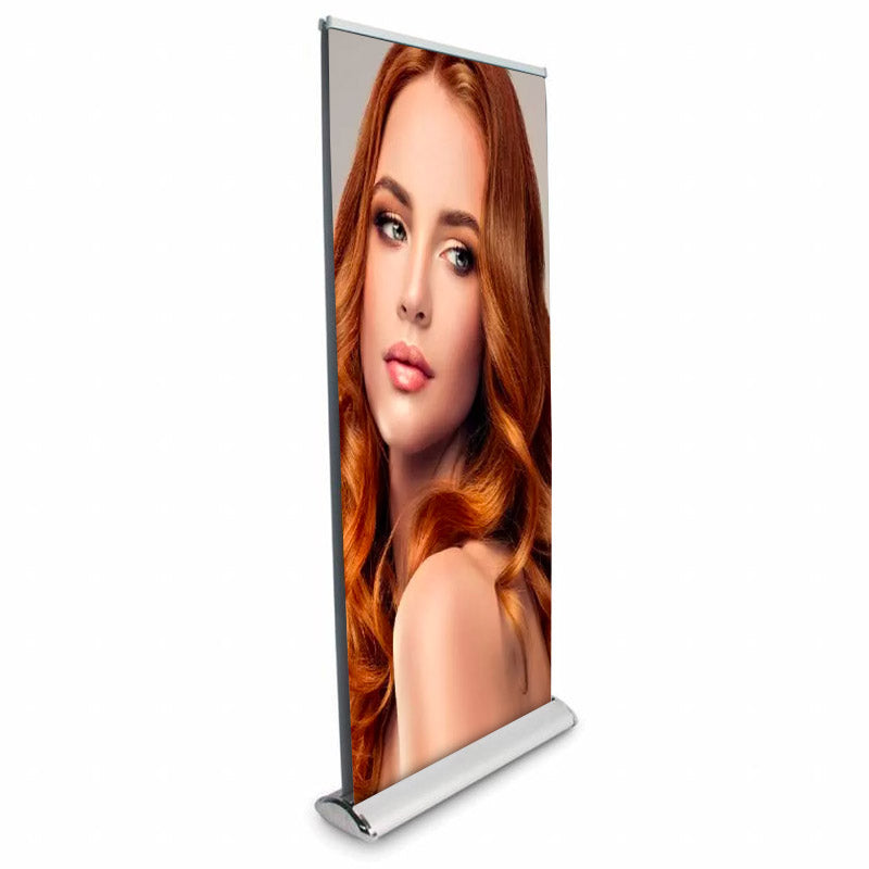 Expox RP18-2 Roll-up Banner Stand Deluxe, Double Sided, Retractable, 33.4″ x 78.7″