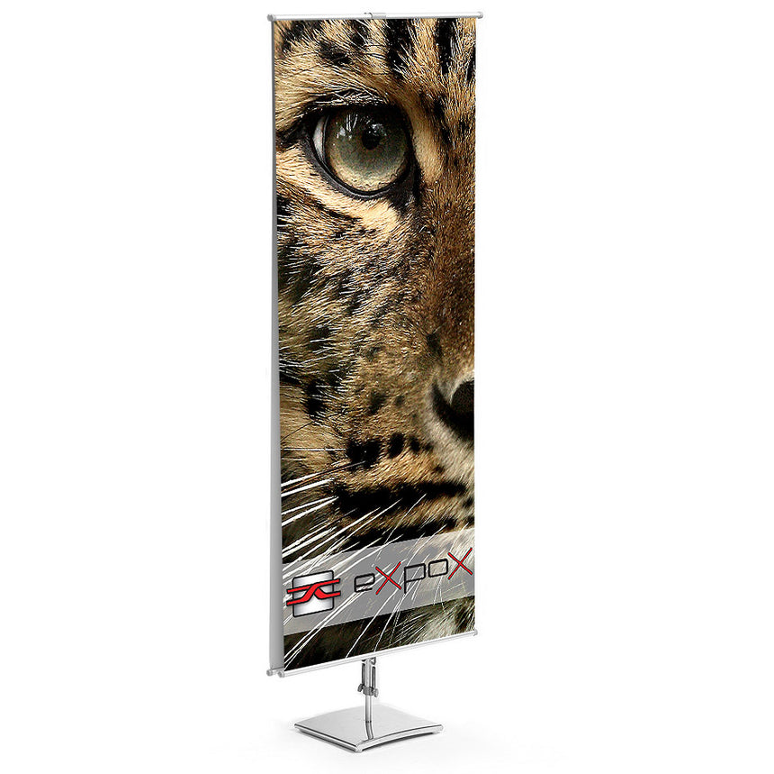 Expox DI-2DS Classic Banner Stand | 23.5” x 63” | Double Sided
